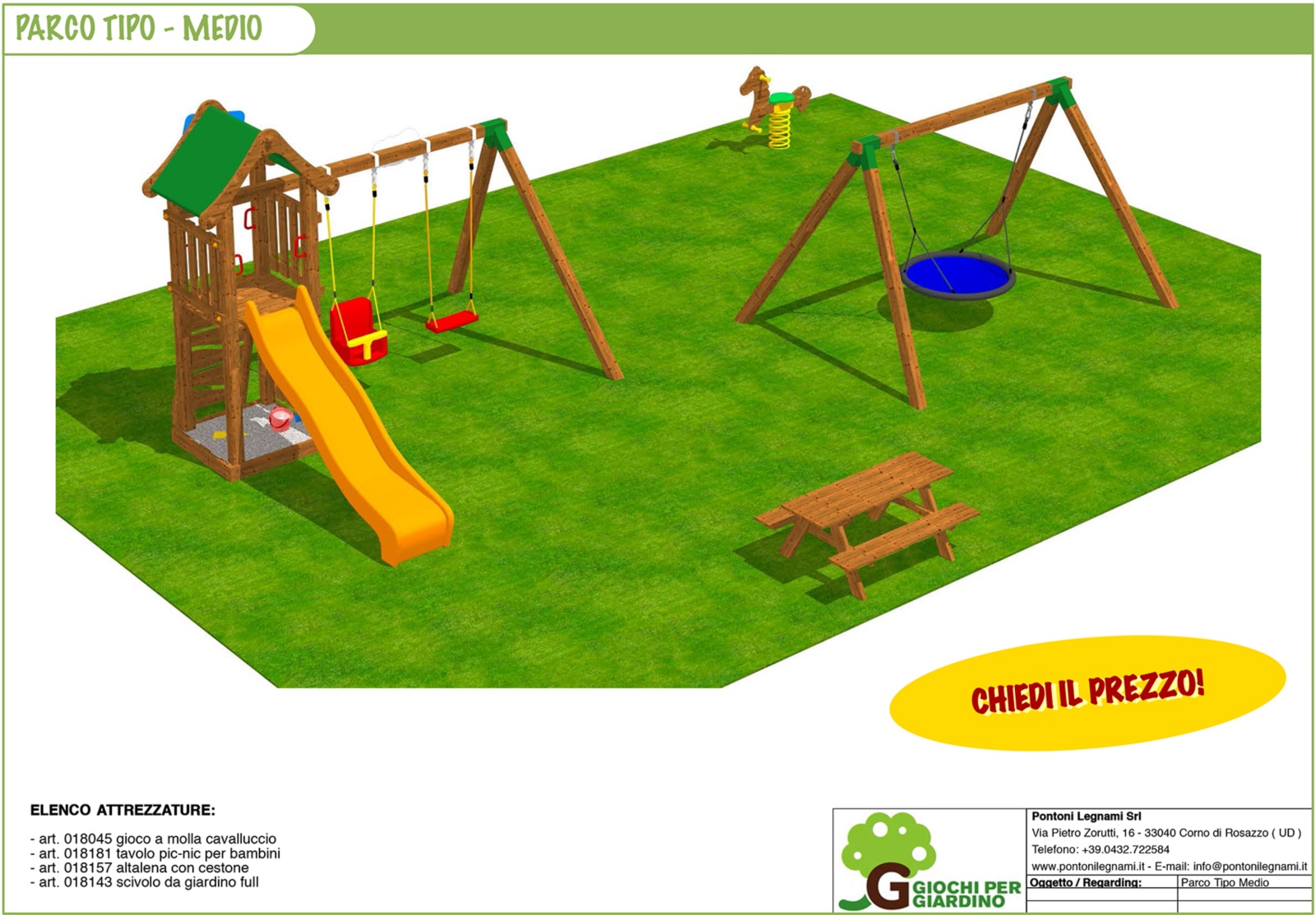Progetta la tua area gioco. | Giochi per Giardino
